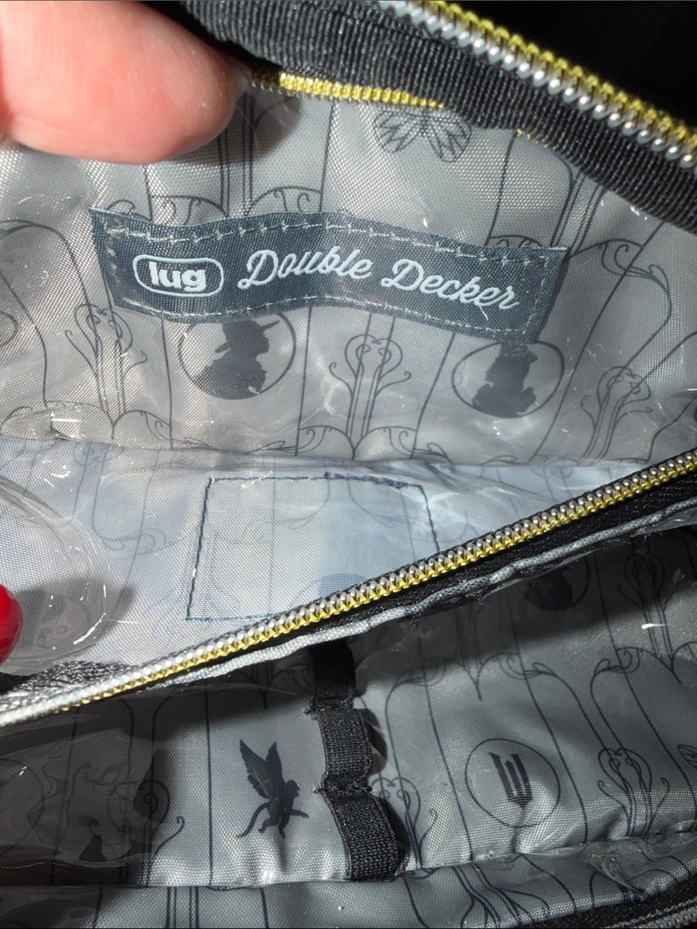 Lug Wicked Double Decker Cosmetic Case Black - Picture 8 of 8